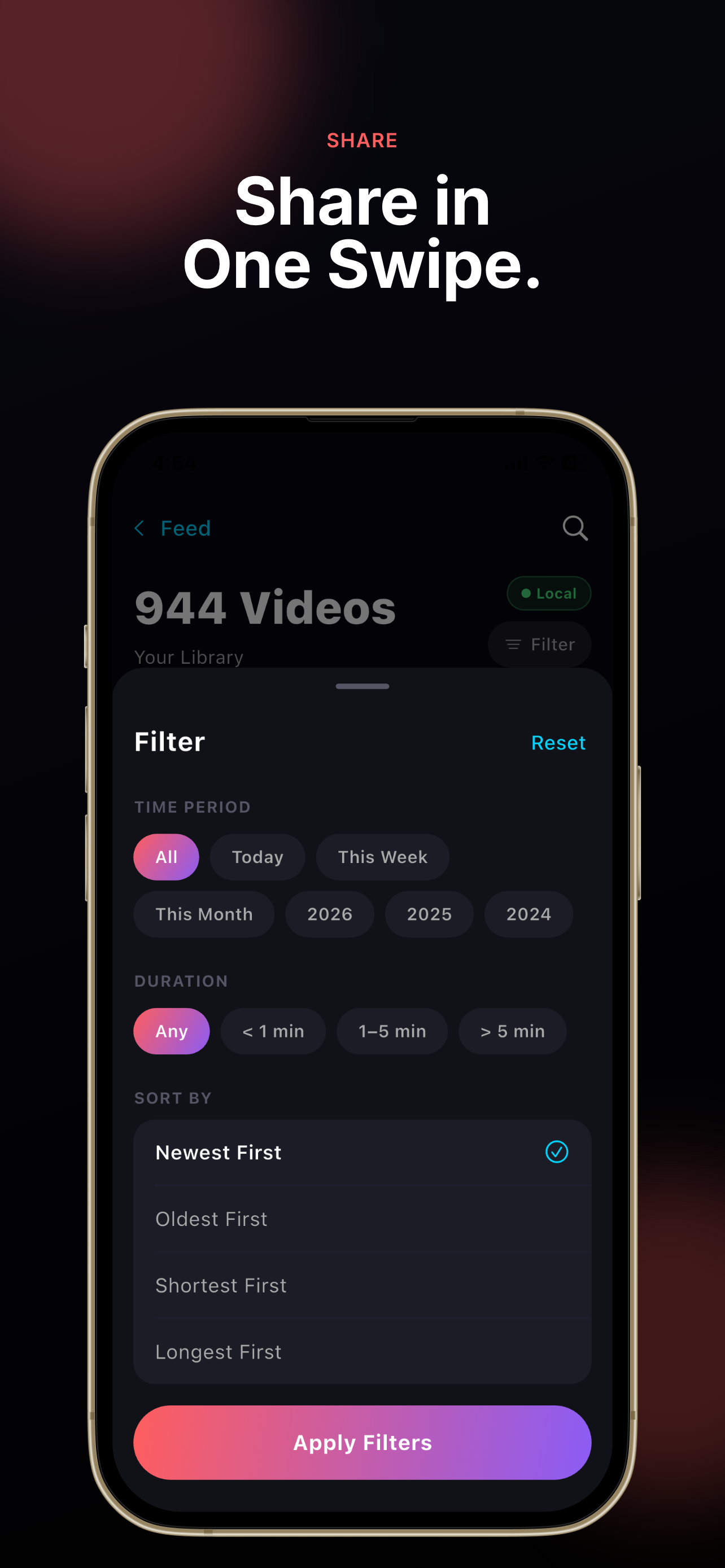 RollReel : Local Video Player screenshot 6