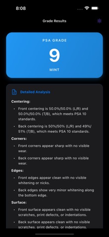 TCG Grading App Screenshot 5 of 5