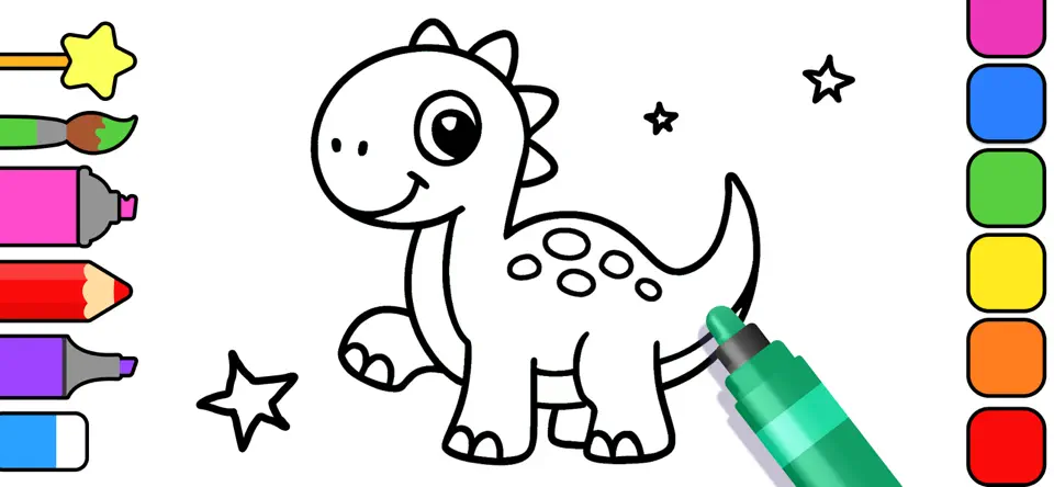 Capture d'écran de Dessiner Pour Enfant Coloriage sur iPhone 5