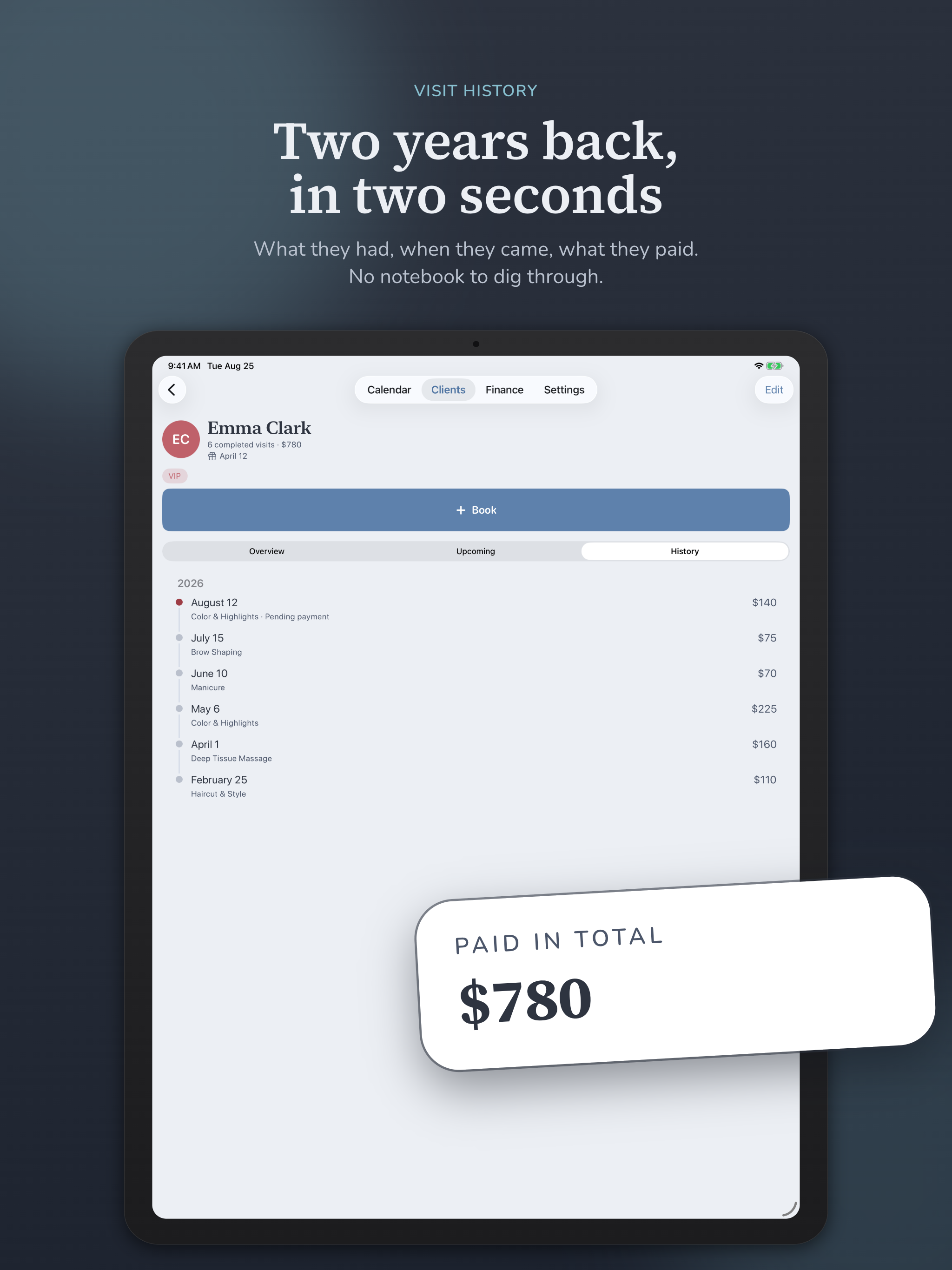 Pocket Client Book: Diary screenshot 18