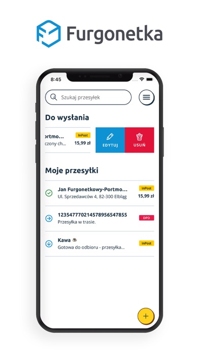 Furgonetka - nadawanie paczek Screenshot