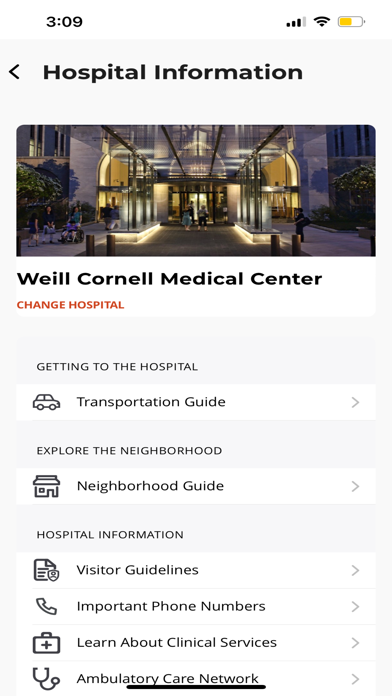 Weill Cornell Medicine Screenshot