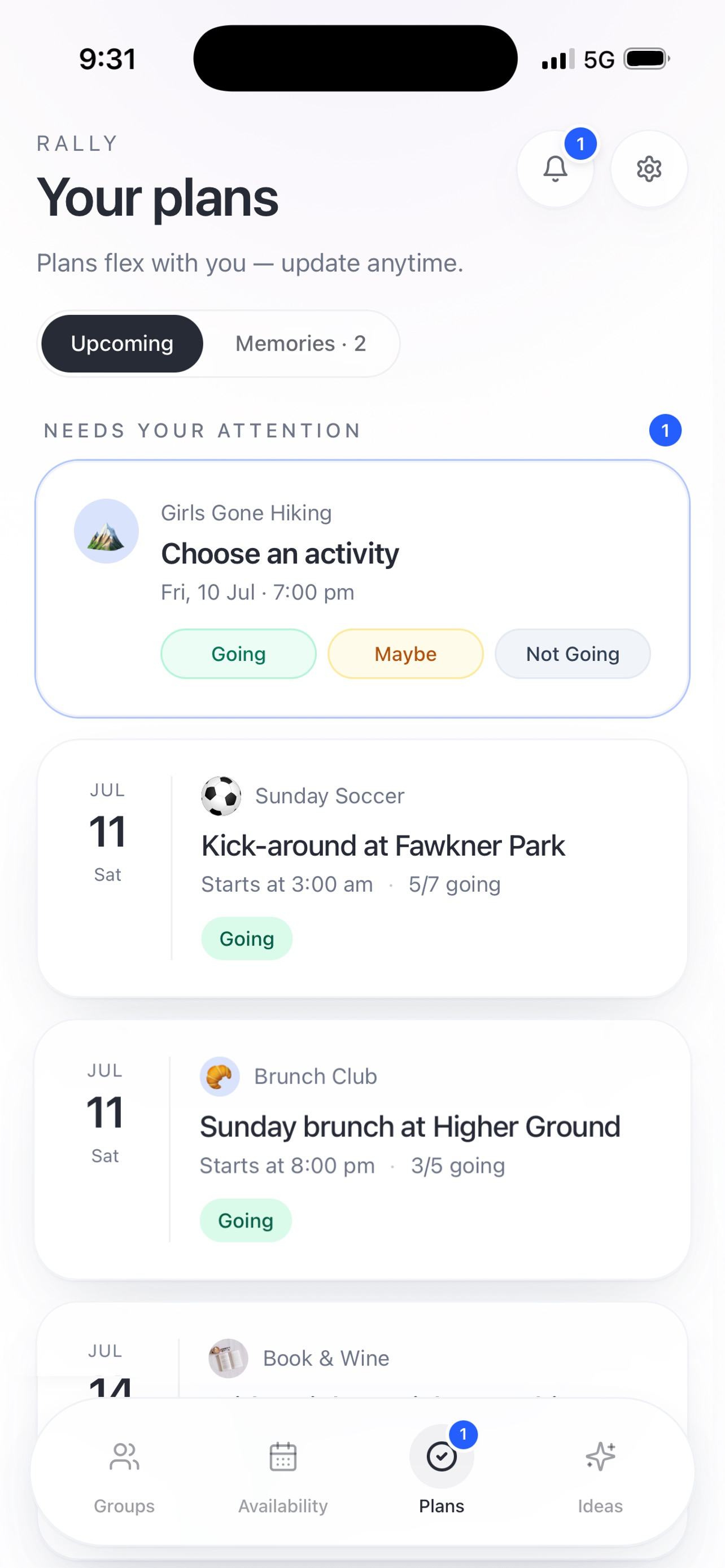 Rally: Make Plans Happen screenshot 3