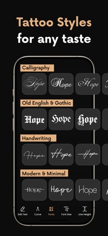 Tattoo Fonts Maker: Tattify Screenshot 5 of 6