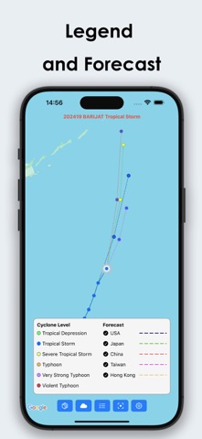 Typhoon Tracker - Real-time Screenshot 4 of 5