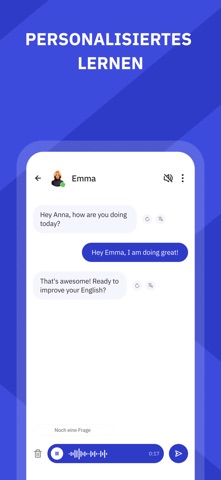 Talkpal - KI Sprachlernen iPhone screenshot 3