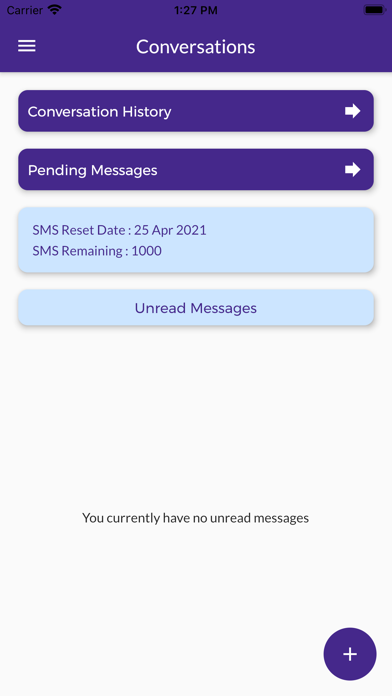 Member Pages (SMS) Screenshot