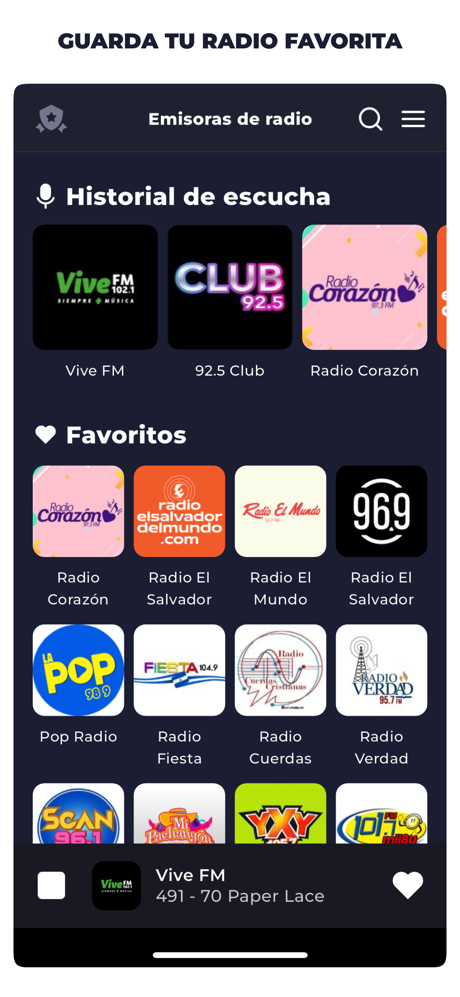 Radios de El Salvador En Vivo screenshot 3