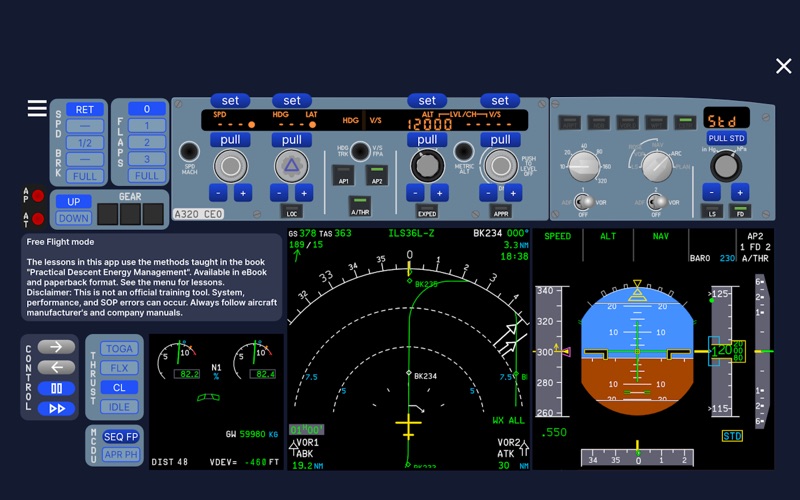 A320 CBT HD app screenshot