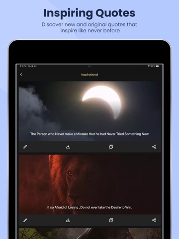 Status and Quotes for WhatsApp iPad screenshot