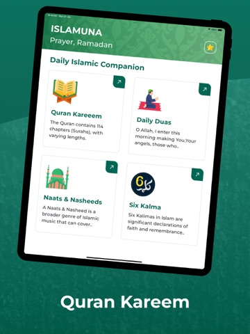 ISLAMUNA: Prayer, Ramadan 2025 iPad screenshot
