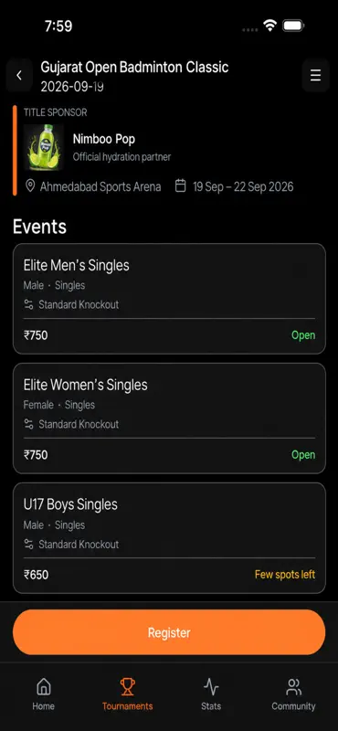 Clutch: Sports & Tournaments screenshot 6 of 7