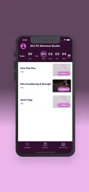 GirlFit Workout Studio screenshot 2