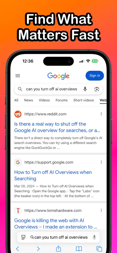Smpl for Safari screenshot 3