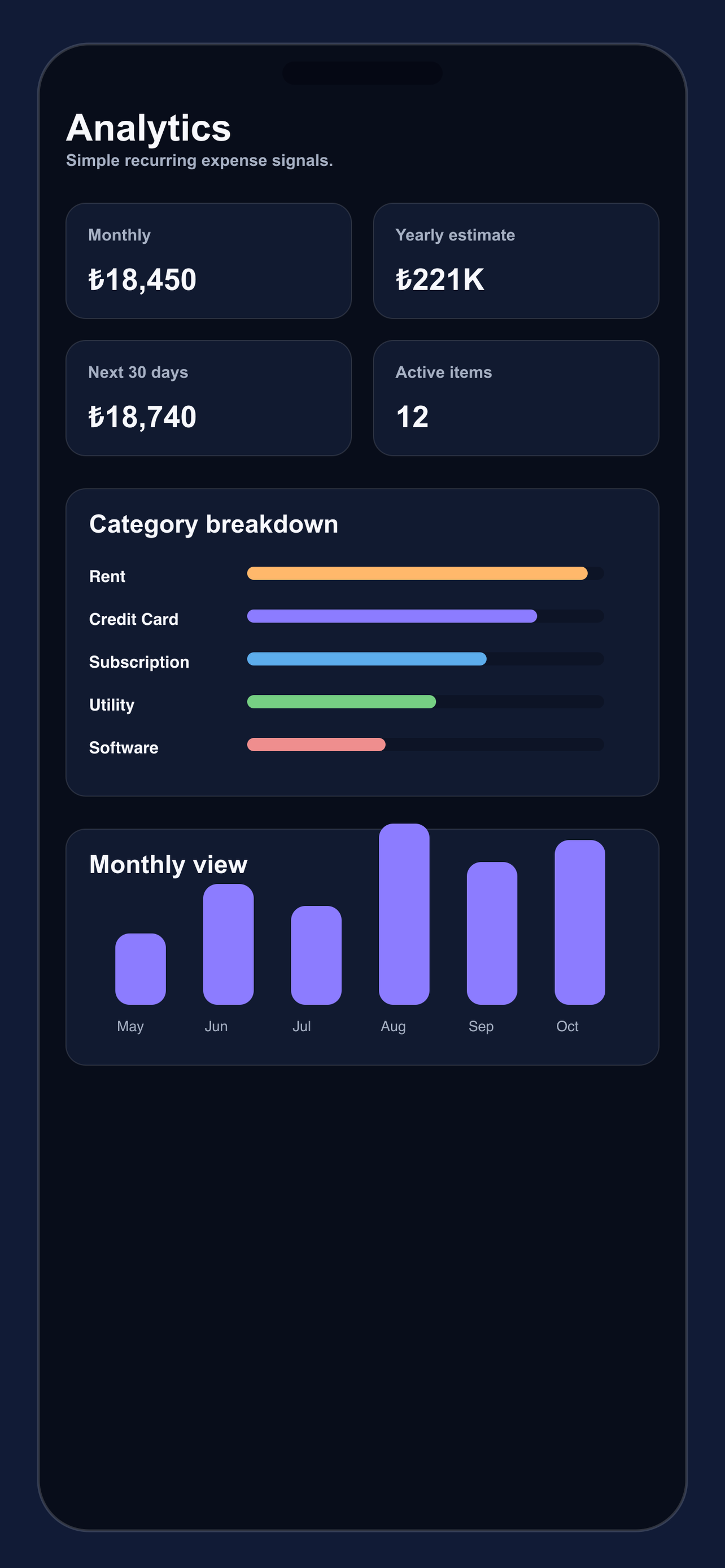 DueBox: Bills & Subscriptions screenshot 5