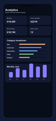 DueBox: Bills & Subscriptions screenshot