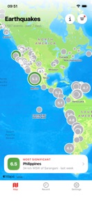 Earthquake Alerts: Map & Info screenshot