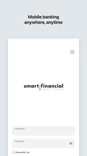Smart Financial Mobile screenshot 1