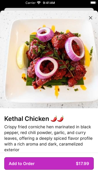 Namaste Taste of India iPhone screenshot 3 - Food & Drink app