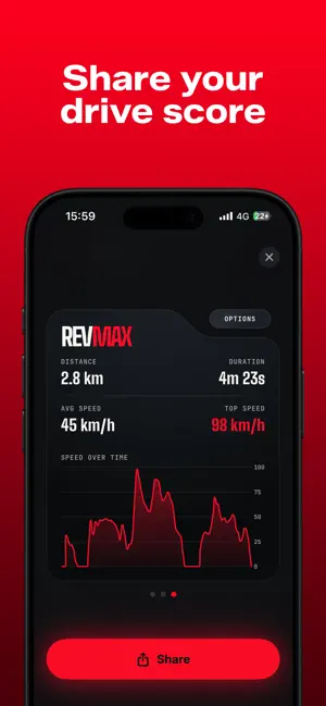 RevMax - Speed Tracker iPhone screenshot 4