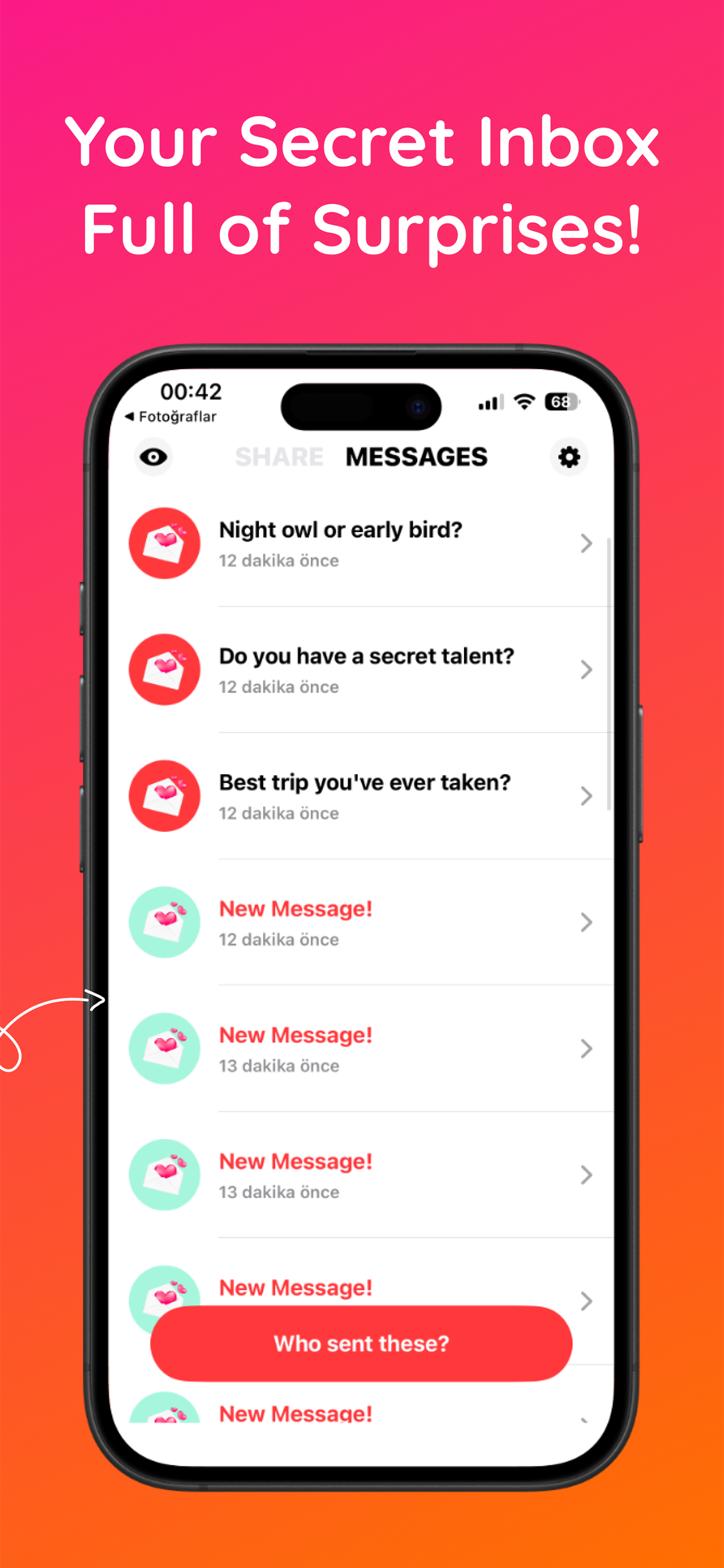Anonity: Q&A Messages screenshot 5