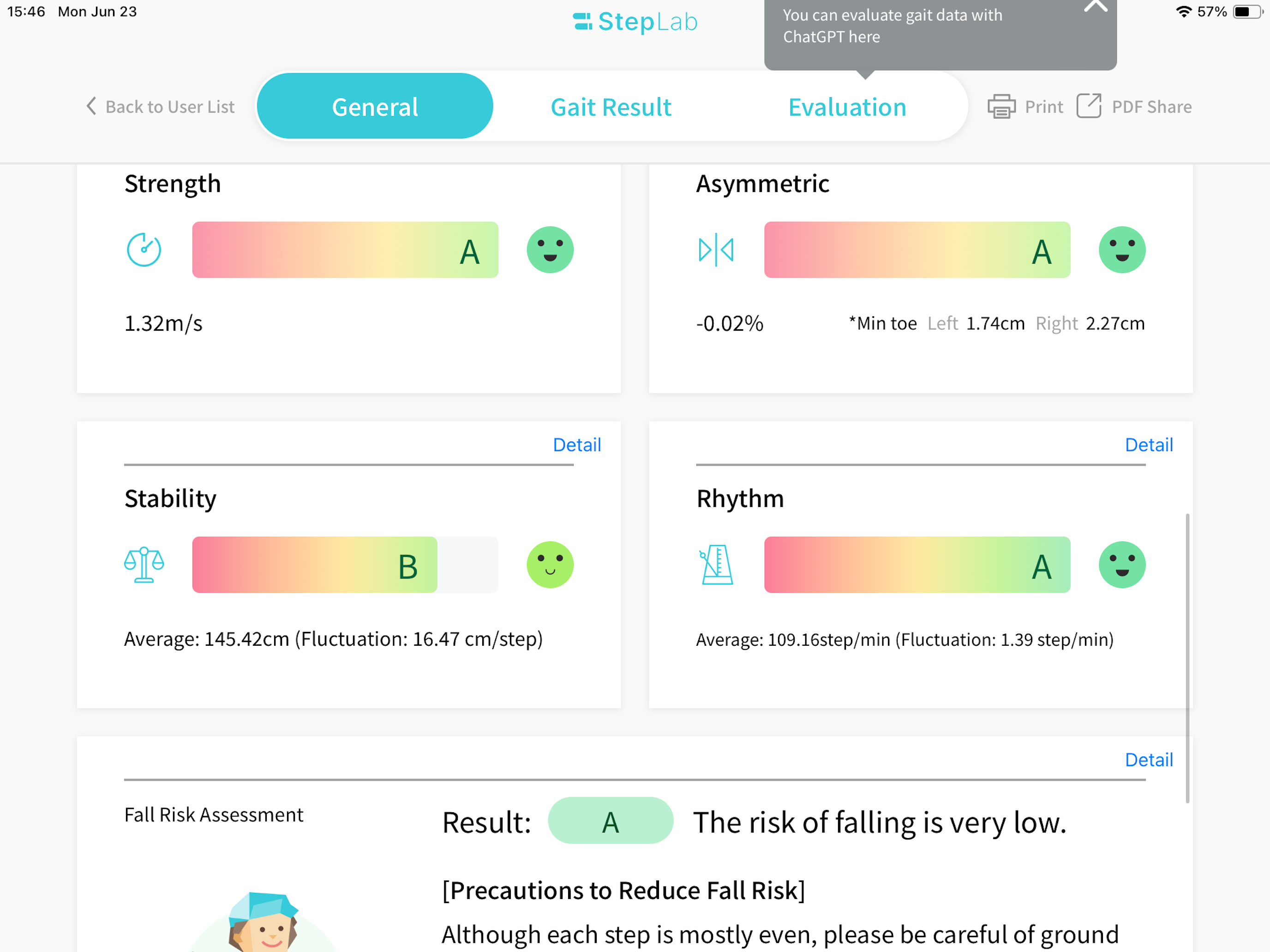 Gait Analyzer - StepLab