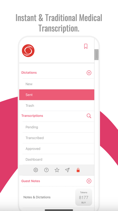 OvernightScribe Accent Screenshot