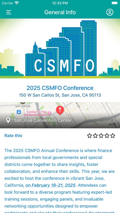 Screenshot #1 pour CSMFO Conference