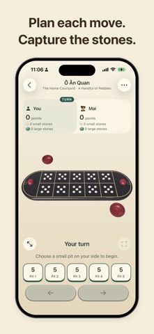 Captura de pantalla 2 de O An Quan: Vietnamese Mancala