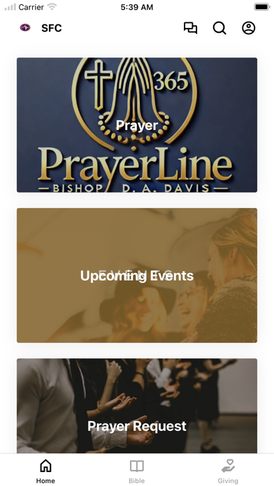Spirit Fellowship Church app screenshot