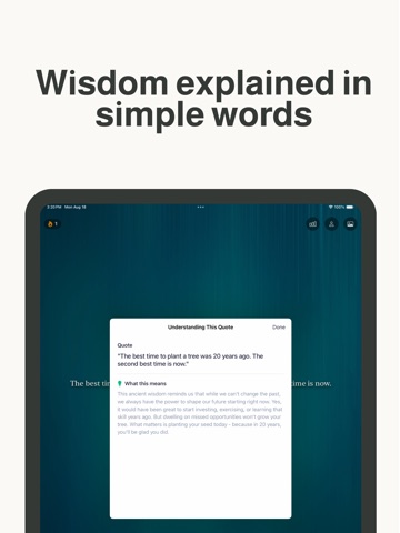 Mentor: Inspire Motivation iPad screenshot