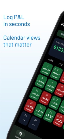 P&L Calendar: PnL Ledger iPhone screenshot