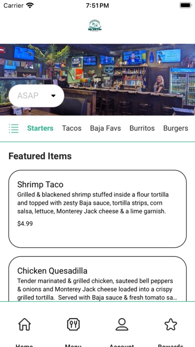 Baja Grill & Bar Screenshot