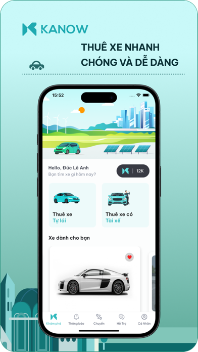 KANOW - Thuê xe t? lái Screenshot