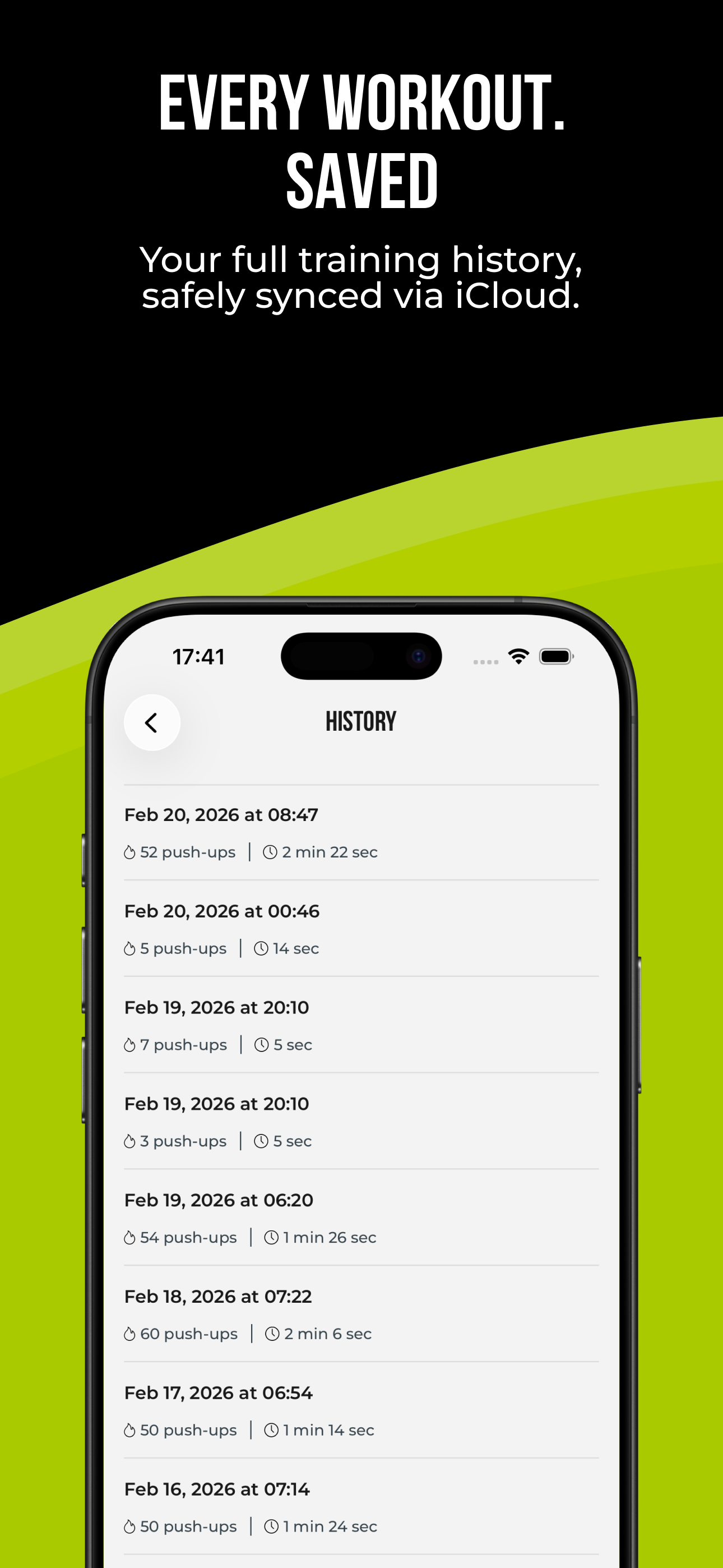 PushUp Workout Tracker screenshot 4