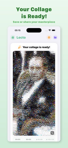 Lecto: Photo Mosaic Collage iPhone screenshot