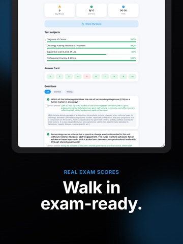 OCN Exam Prep: Oncology & Test iPad screenshot