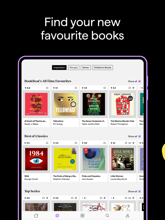 Screenshot #6 pour BookBeat: Audiobooks & E-books