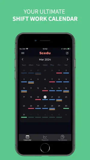 Shift Work Calendar: Scedu screenshot 1