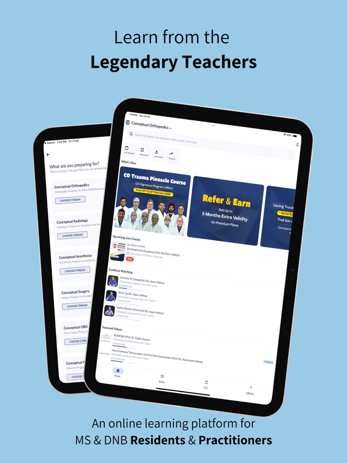 #1. eConceptual: MS/MD/DNB/SS Exam (iOS) 由: Conceptual orthopedics llp