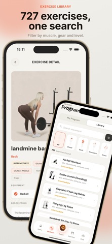 Vires: AI Workout & Coach iPhone screenshot