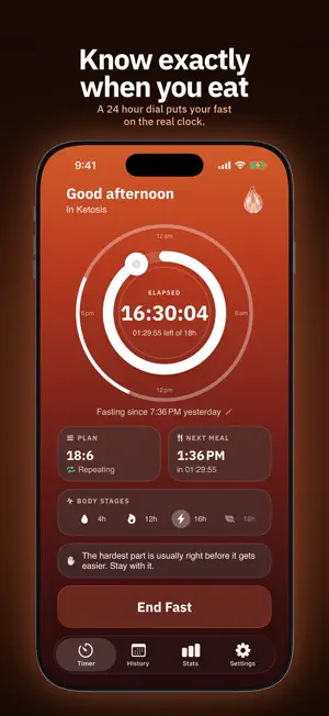 FastOnce: Fasting Timer screenshot 1