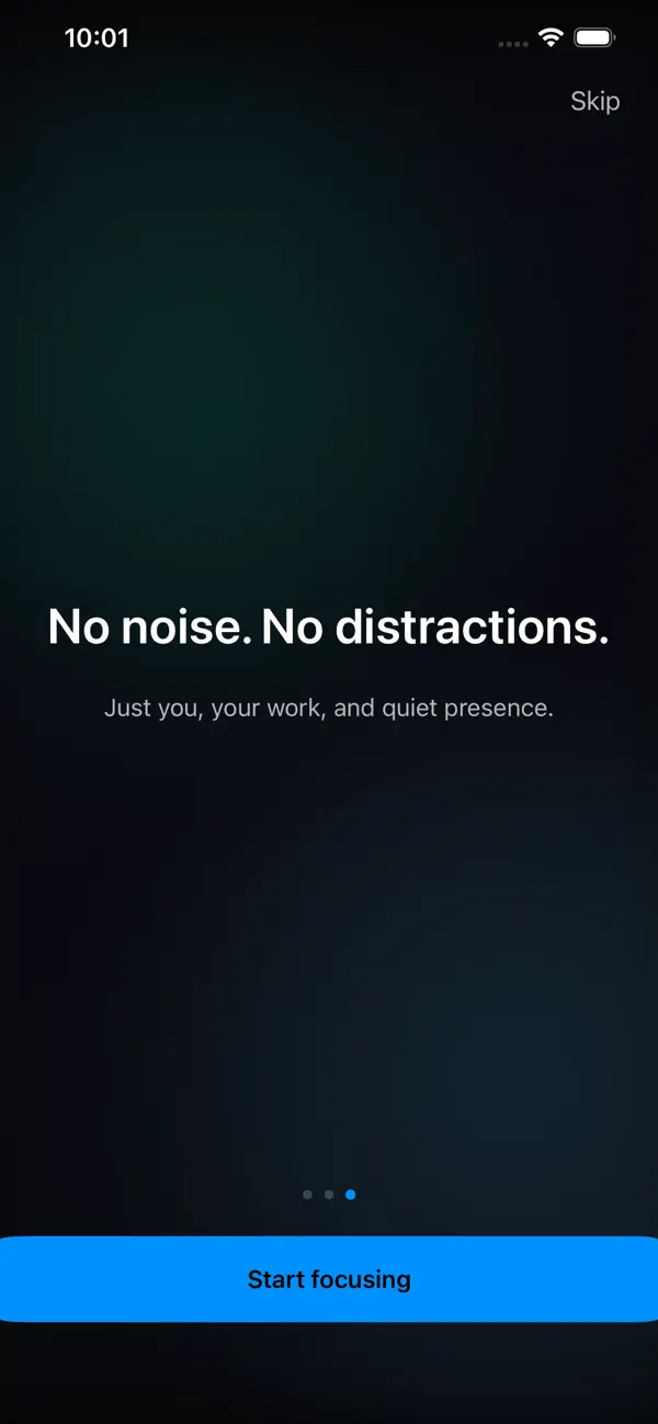 Screenshot #3 pour Focus With Me: Timer & Sounds