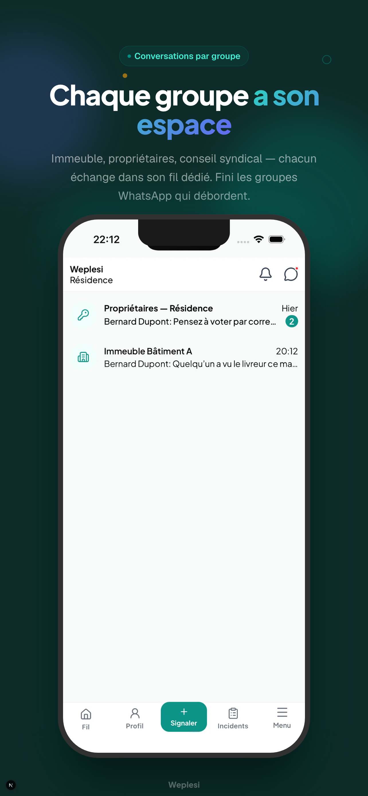 Weplesi - Gestion copropriété screenshot 5