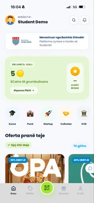 Karta e Studentit Shkodër screenshot 2