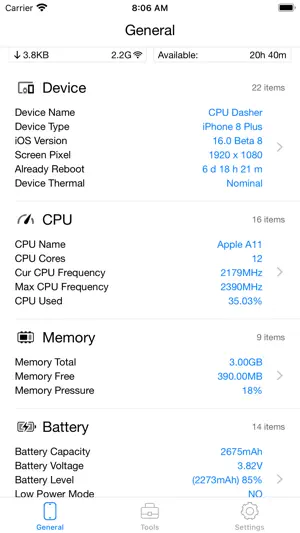 CPU Dasher Mobile Master Tools screenshot 1