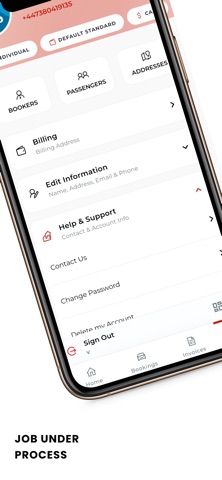 Ajkcoachhire screenshot