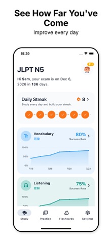 JLPT Practice: N5-N1 screenshot