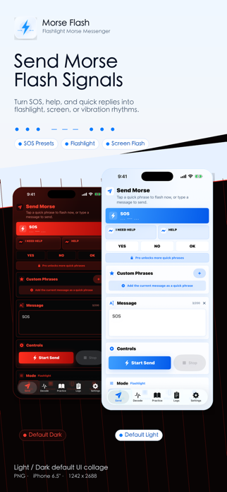 Morse Flash - Signal Tool Screenshot 1 of 8
