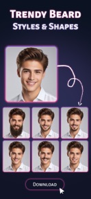 Ai Beard Style & Color Try On screenshot